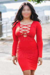 Zoe Red Independent Ebony Escort  — London